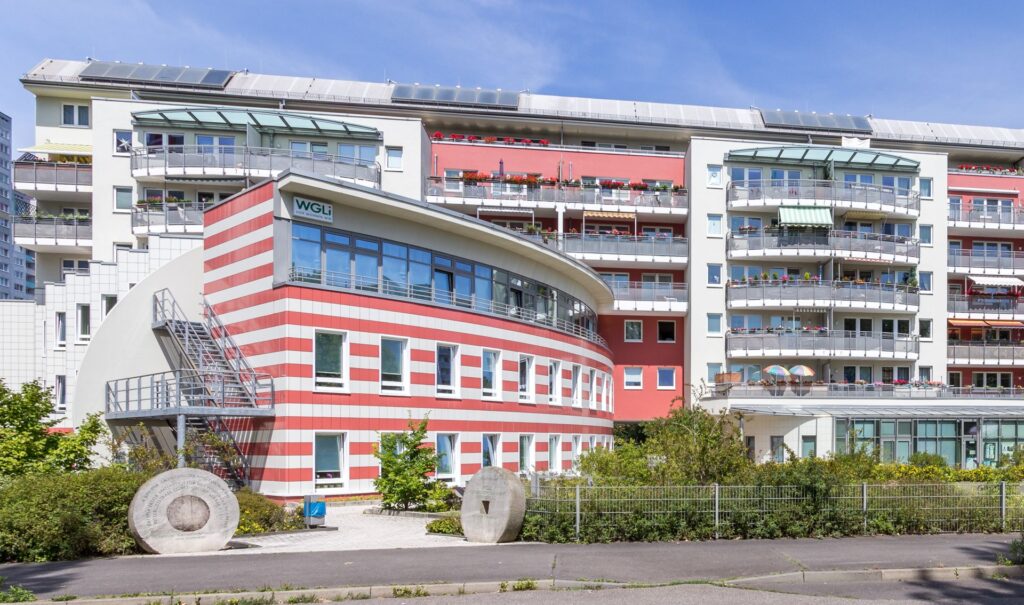 Geschäftsstelle der WGLi Wohnungsgenossenschaft Lichtenberg eG in der Landsberger Allee 180 B