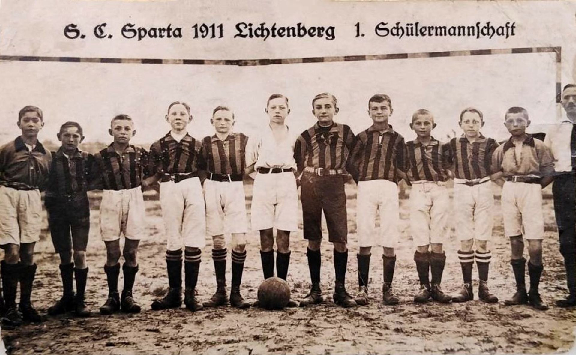 Nachwuchsmannschaft 1916/1917 des SV Sparta Lichtenberg 1911 e.V.
